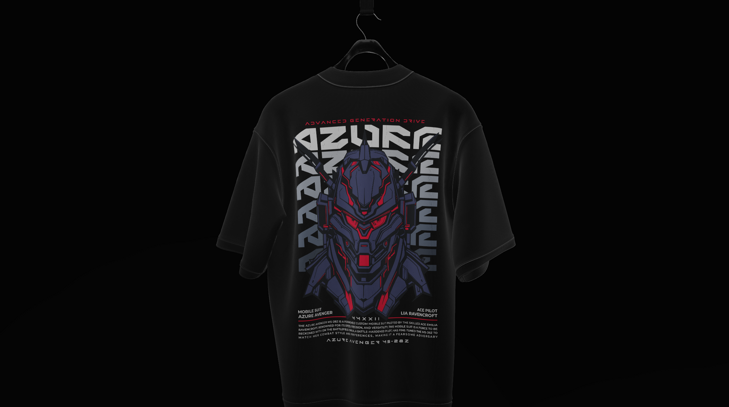 T- SHIRT AZURE DESIGN