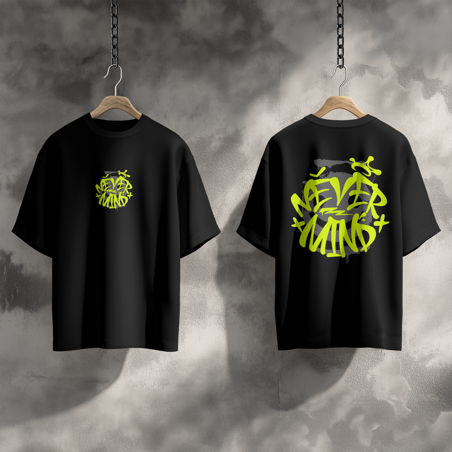 T- SHIRT NEVER MIND DESIGN