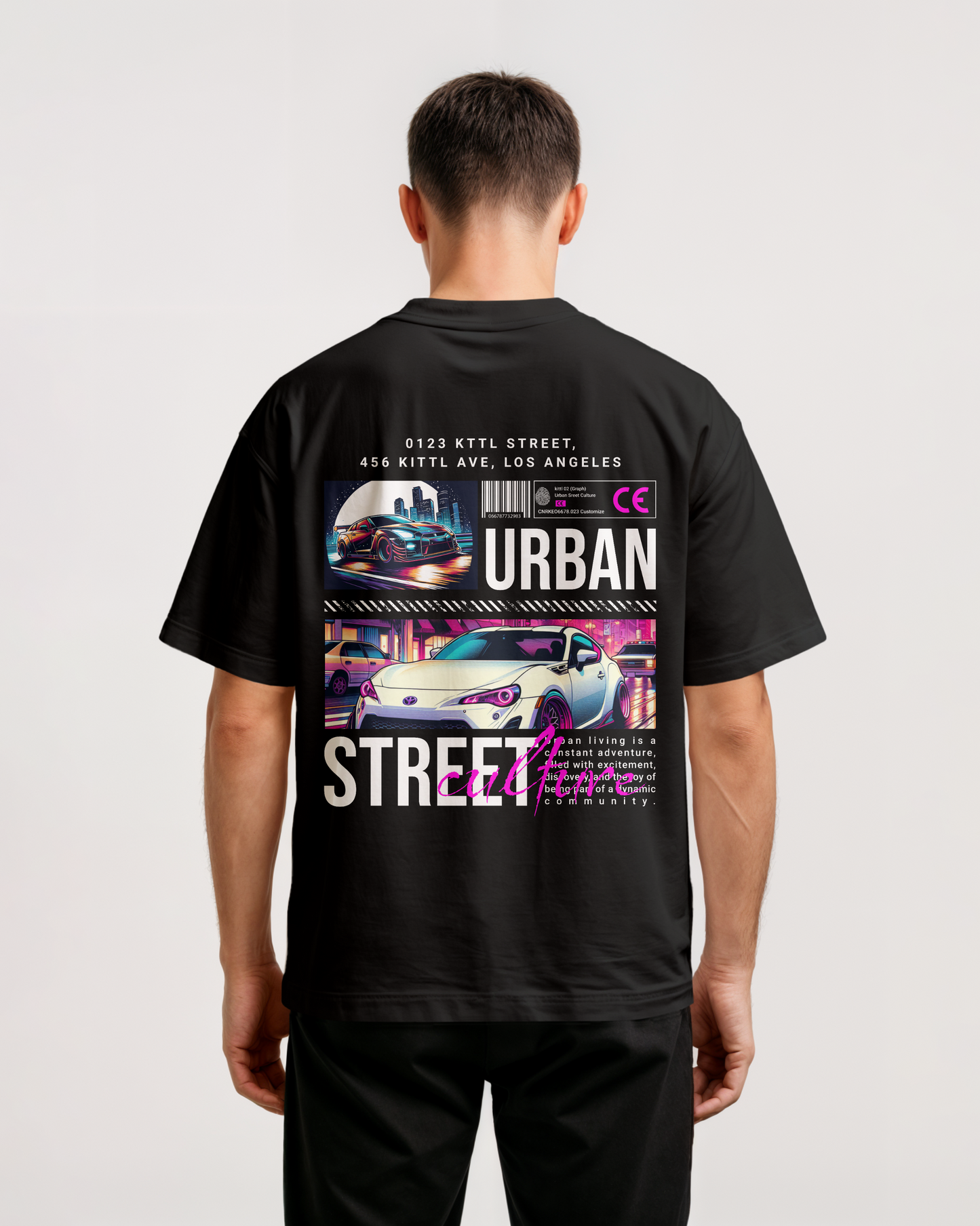T- SHIRT URBAN STREET DESIGN