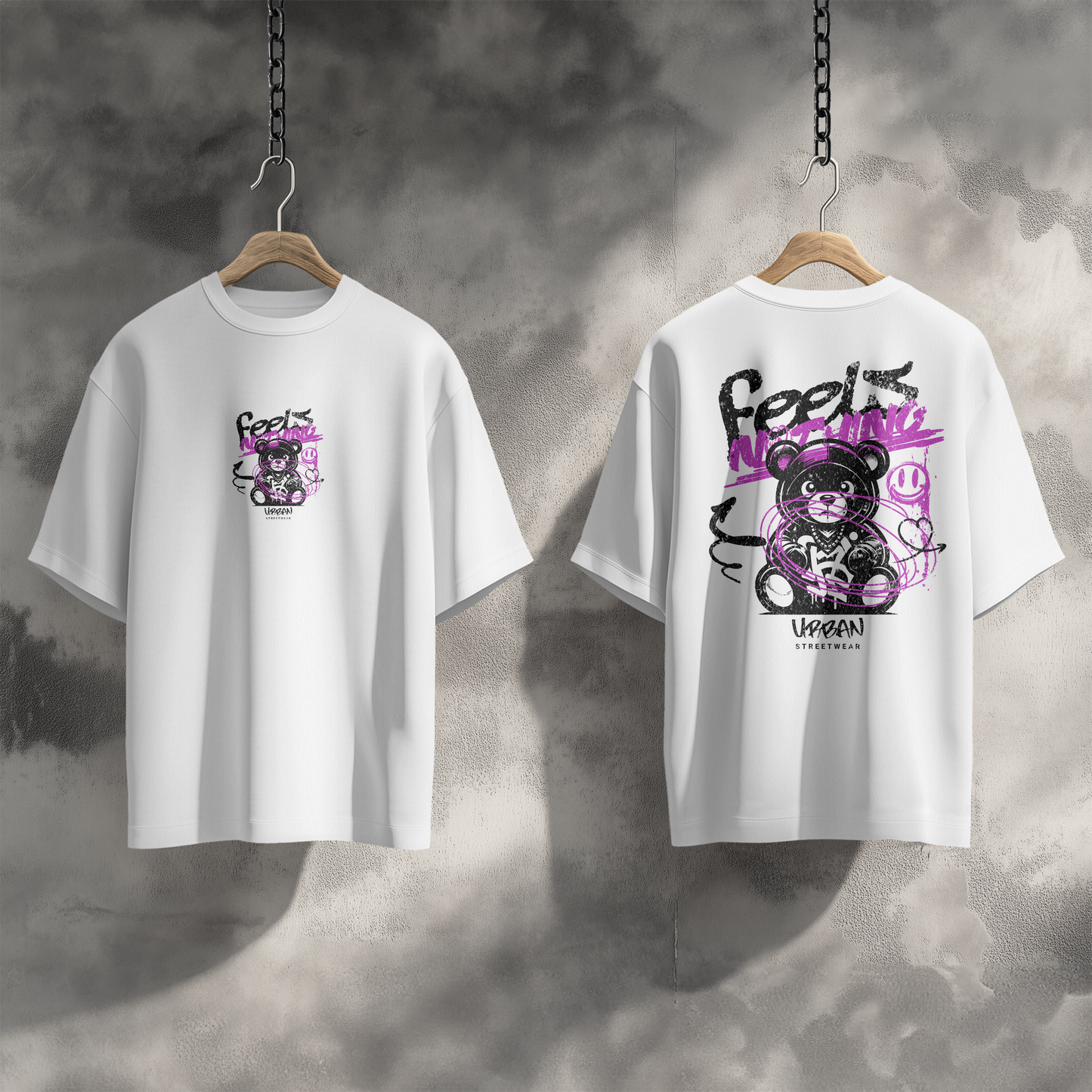 T- SHIRT FEELS NOTHING DESIGN