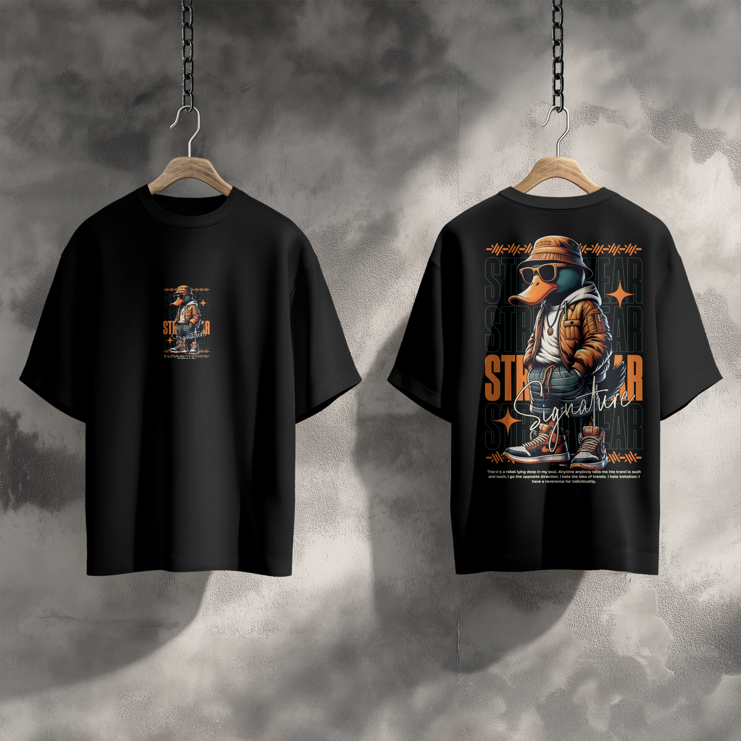T- SHIRT SIGNATURE DUCK DESIGN