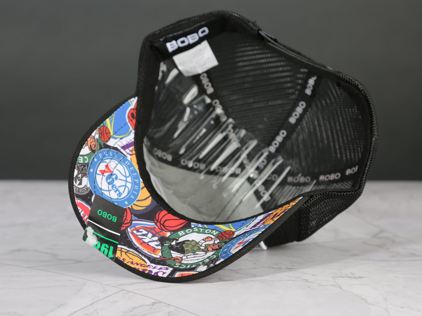 Cap Bucs black cap (mirror)