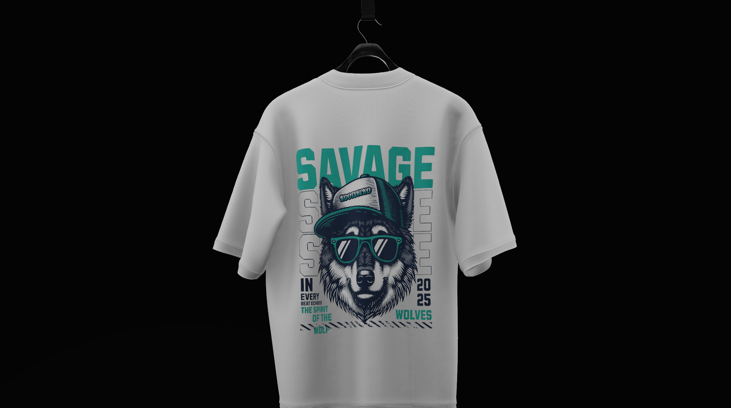 T- SHIRT SAVAGE DESIGN