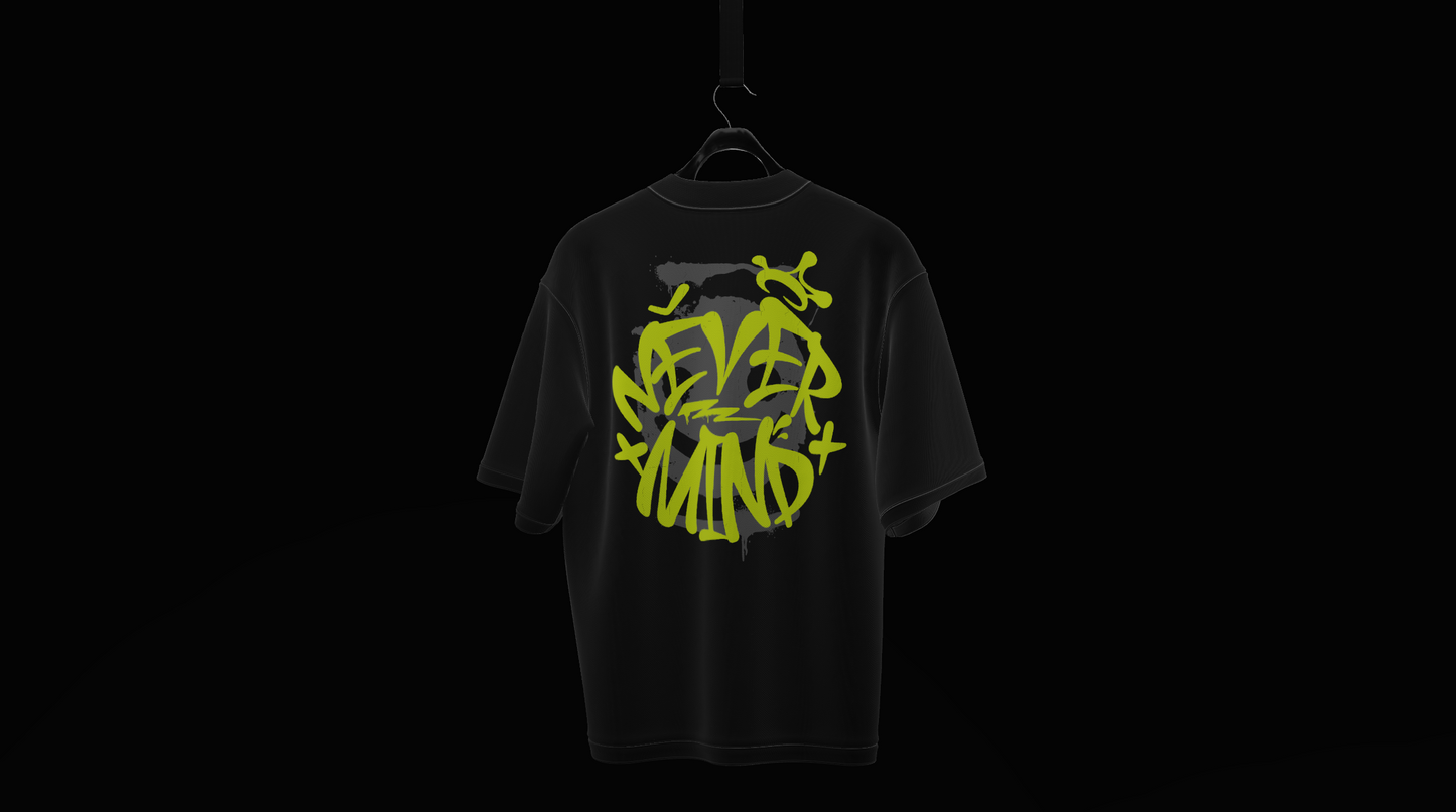 T- SHIRT NEVER MIND DESIGN