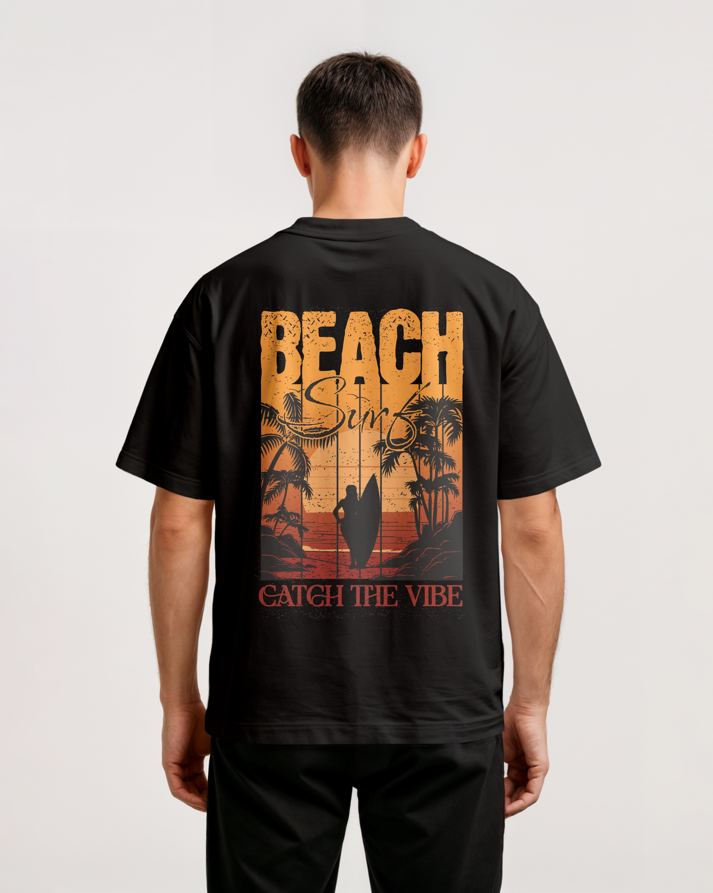 T- SHIRT BEACH VIBS DESIGN