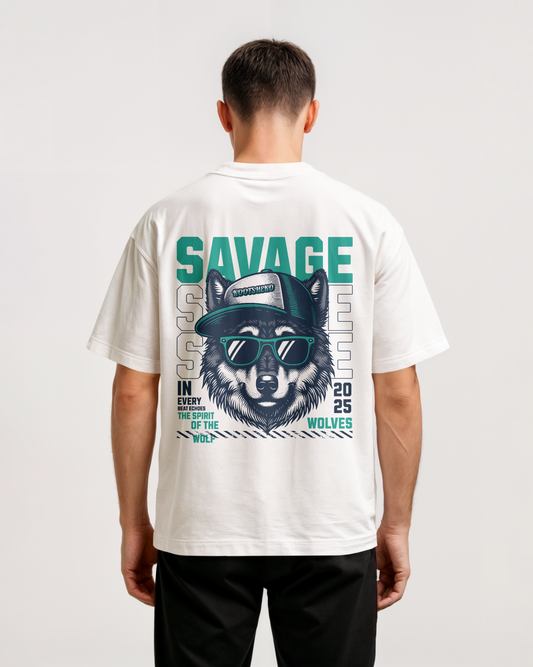T- SHIRT SAVAGE DESIGN
