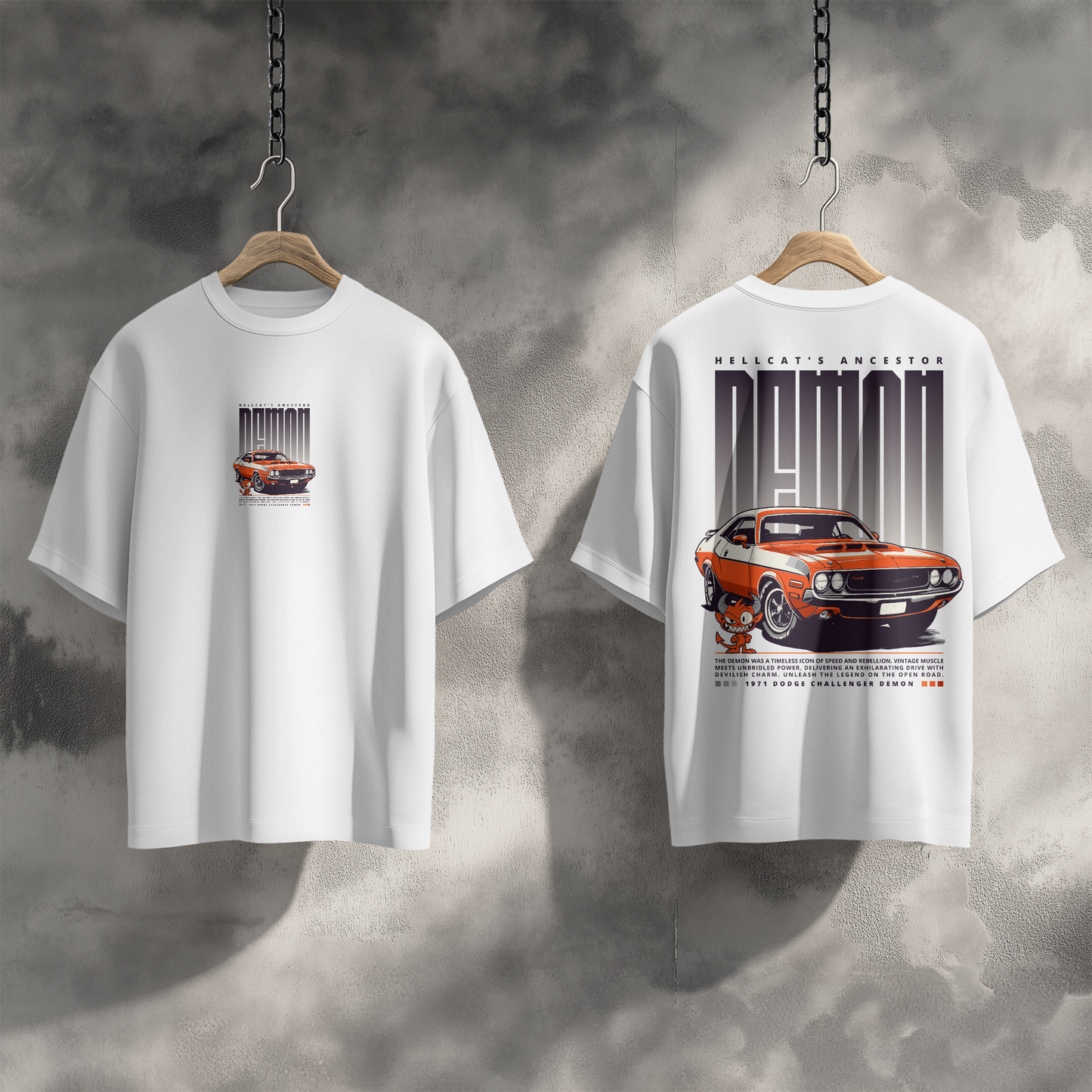 T- SHIRT HELLCAT DESIGN