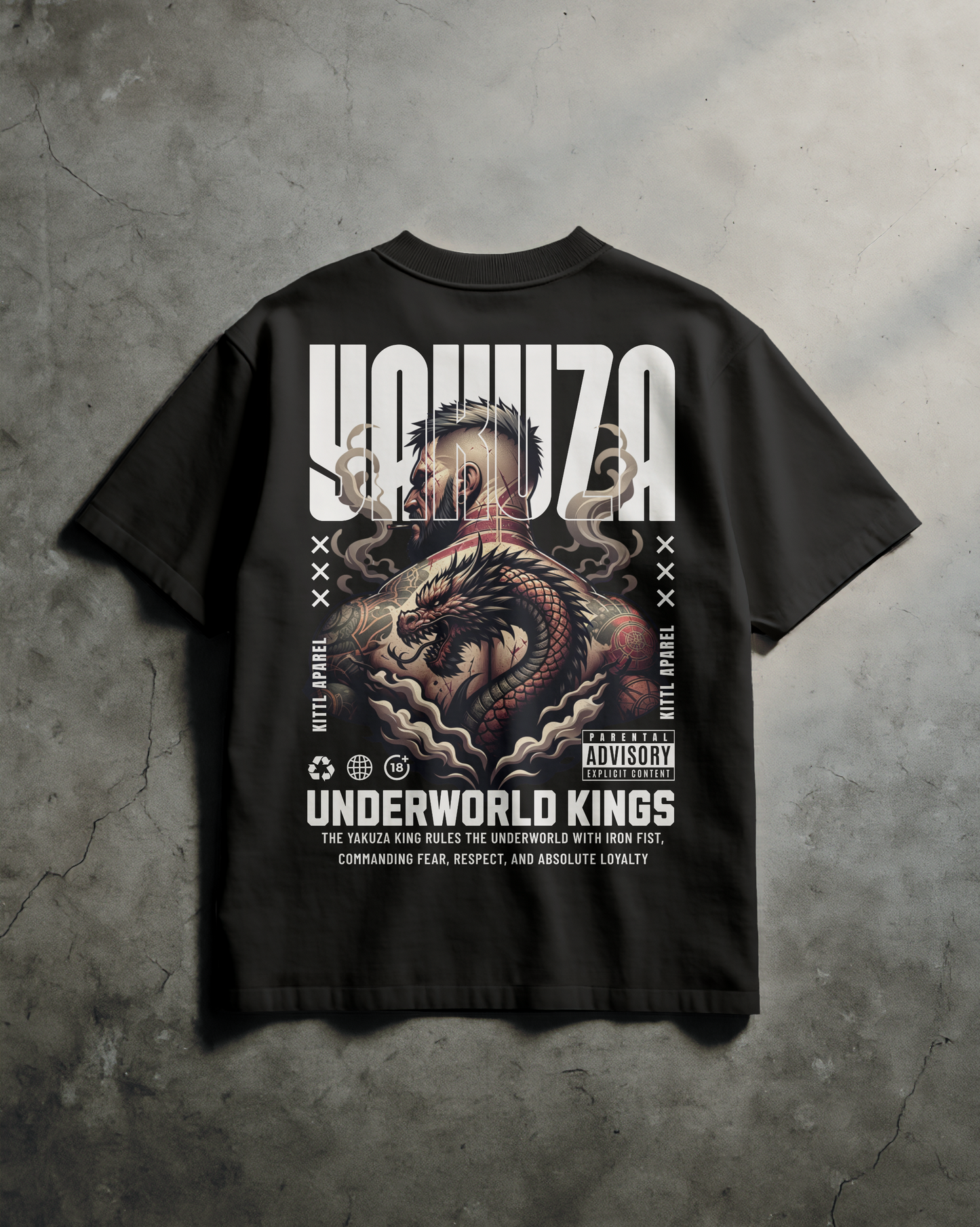 T-SHIRT YAKUZA DESIGN
