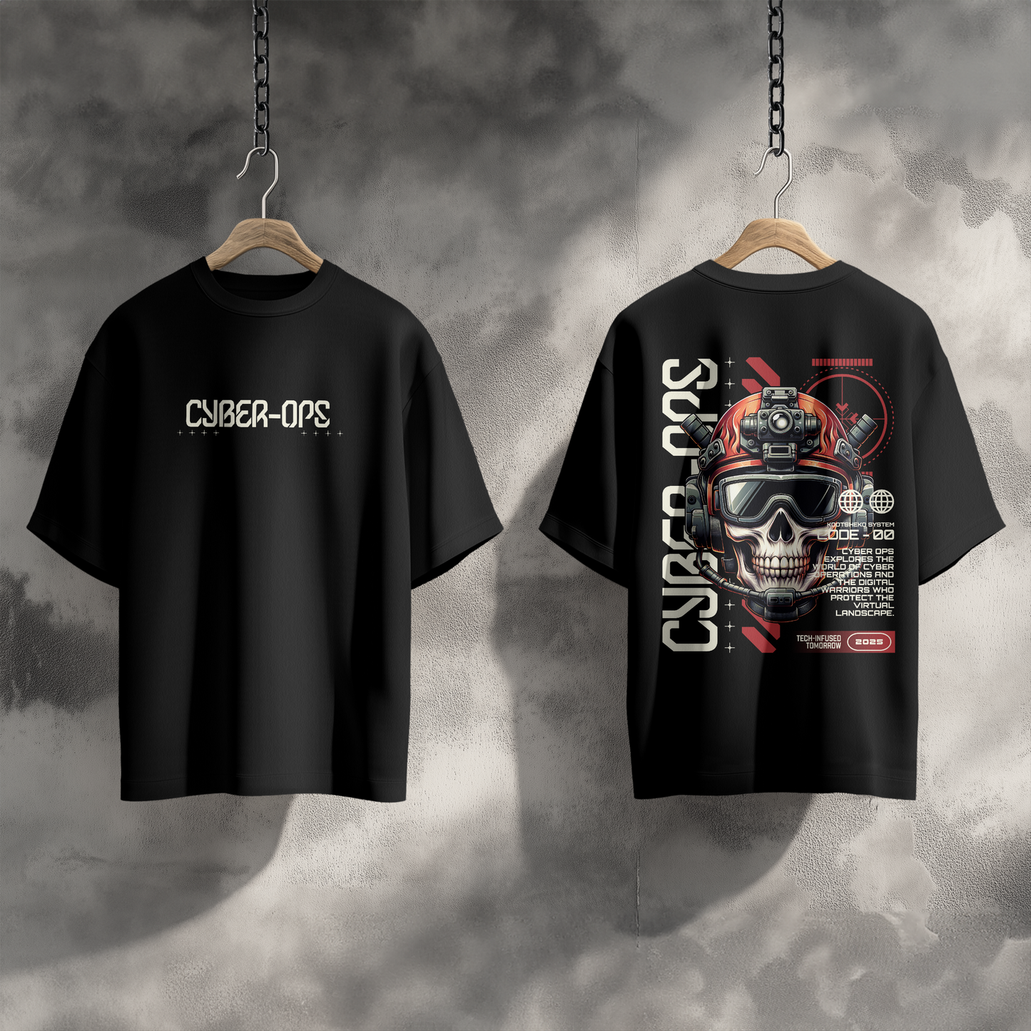 T-SHIRT CYBER-OPS DESIGN